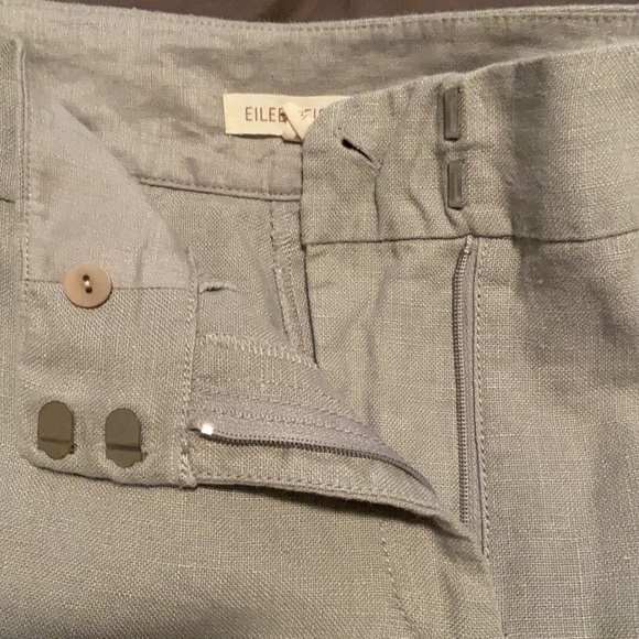 Eileen Fisher Organic Cotton Linen Capris - Picture 5 of 6